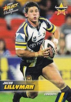 2008 Select NRL Champions #105 Jacob Lillyman Front